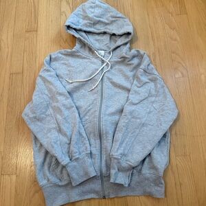 Aerie offline grey zip up hoodie